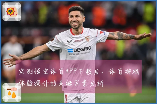实测悟空体育APP下载后，体育游戏体验提升的关键因素分析
